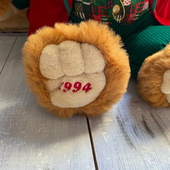 KMart Toys Vintage 994 Kmart Christmas Teddy Bear Lane Stuffed